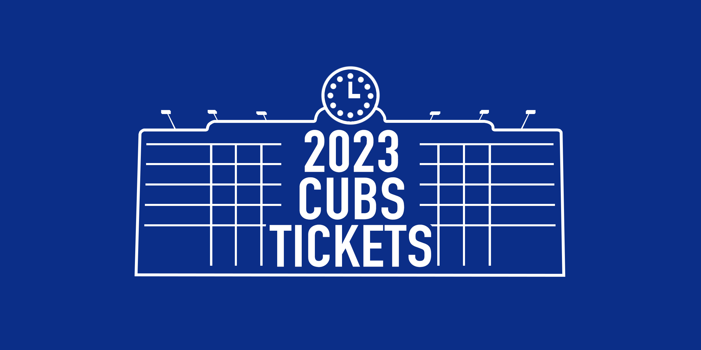 2023 Chicago Cubs Tickets